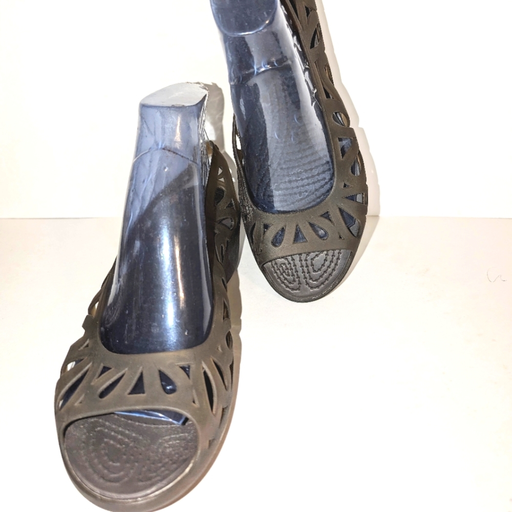 Slingback Rubber CROCS Sz 10w